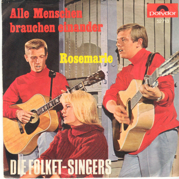 Cover Die Folket-Singers - Alle Menschen Brauchen Einander (7, Mono) Schallplatten Ankauf