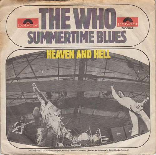 Cover The Who - Summertime Blues (7, Single, Mono) Schallplatten Ankauf