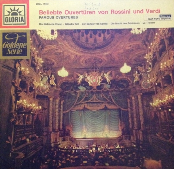 Cover Rossini* Und Verdi* - Beliebte Ouvertüren Von Rossini Und Verdi (LP, Album) Schallplatten Ankauf