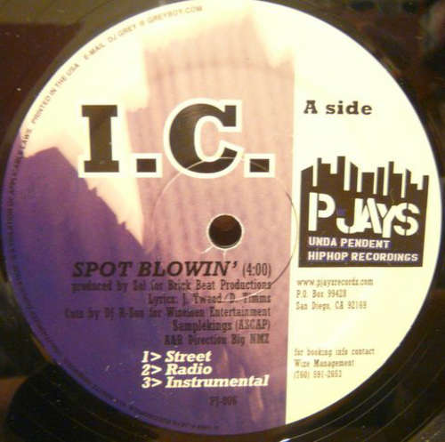 Cover I.C. (3) - Spot Blowin' / Live From The Pentagon (12) Schallplatten Ankauf