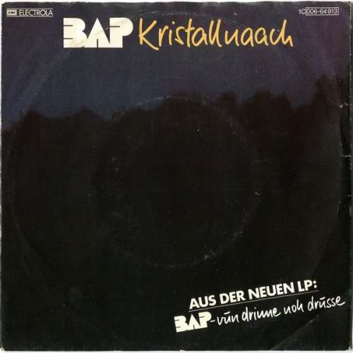 Cover BAP - Kristallnaach (7, Single) Schallplatten Ankauf