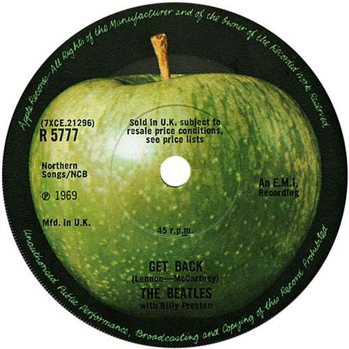 Bild The Beatles With Billy Preston - Get Back (7, Single, Sol) Schallplatten Ankauf