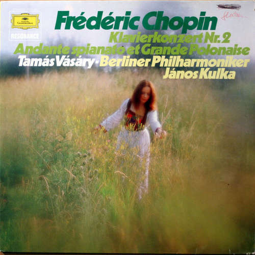 Cover Frédéric Chopin - Tamás Vásáry ⋅ Berliner Philharmoniker, János Kulka* - Klavierkonzert Nr.2, Andante Spianato Et Grande Polonaise (LP, Album, RE) Schallplatten Ankauf