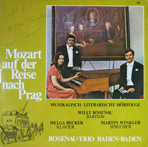 Cover Rosenau-Trio Baden-Baden*, Willy Rosenau, Helga Becker, Martin Winkler (3) - Mozart Auf Der Reise Nach Prag (LP) Schallplatten Ankauf