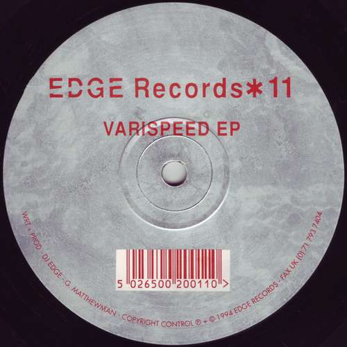 Cover DJ Edge - Varispeed EP (12, EP) Schallplatten Ankauf