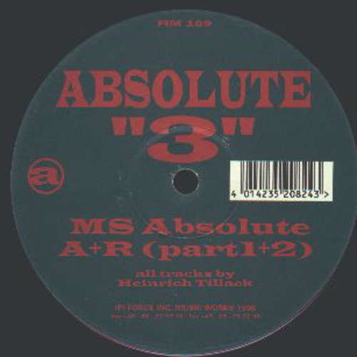 Cover Absolute - 3 (12) Schallplatten Ankauf