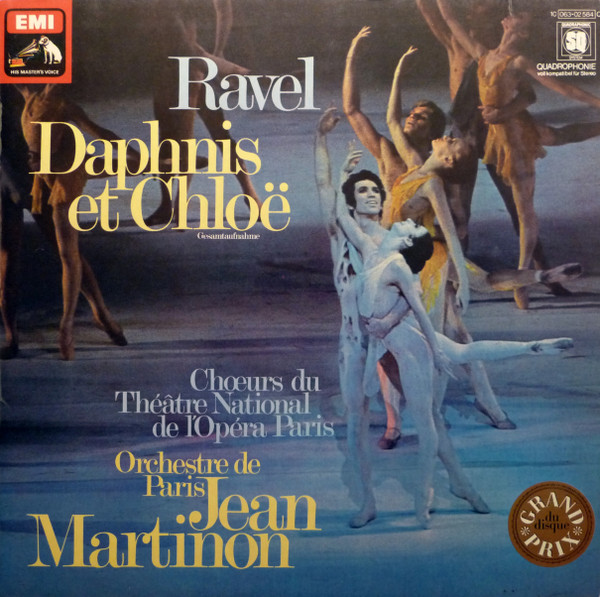 Bild Ravel* · Jean Martinon, Orchestre De Paris, Choeurs Du Théâtre National De L'Opéra De Paris* - Daphnis Et Chloé (Gesamtaufnahme) (LP, Quad) Schallplatten Ankauf