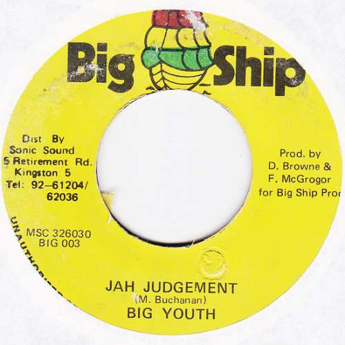 Cover Big Youth - Jah Judgement (7) Schallplatten Ankauf