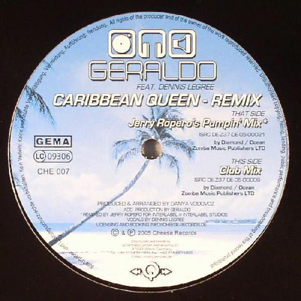 Bild Geraldo (3) Feat. Dennis LeGree - Caribbean Queen - Remix (12) Schallplatten Ankauf
