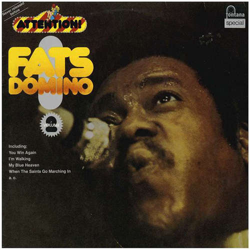 Cover Fats Domino - Attention! Fats Domino! Vol. 2 (LP, Comp, RE) Schallplatten Ankauf