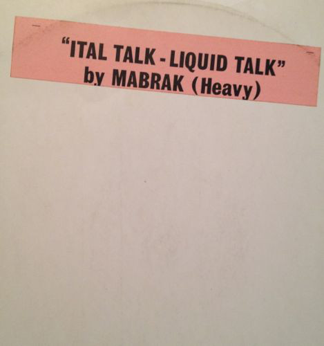 Cover Mabrak - Ital Talk - Liquid Talk (LP) Schallplatten Ankauf