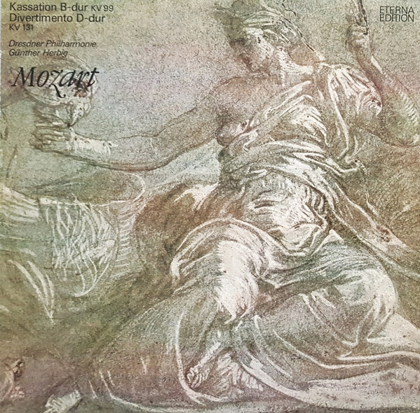 Cover Mozart*, Dresdner Philharmonie, Günther Herbig - Kassation B-dur KV 99 / Divertimento D-dur KV 131 (LP) Schallplatten Ankauf