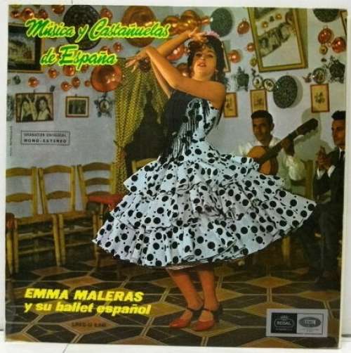 Cover Emma Maleras Y Su Ballet Español - Música Y Castañuelas De España  (LP, Album) Schallplatten Ankauf