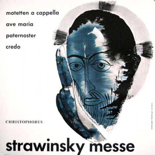 Cover Strawinsky* - Messe; Motetten A Capella: Ave Maria ‧ Pater Noster ‧ Credo (10) Schallplatten Ankauf