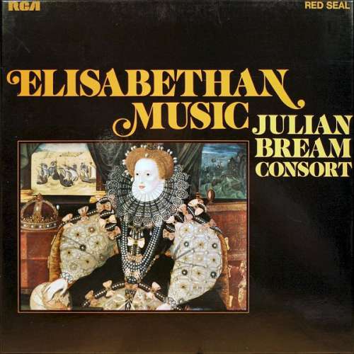 Cover Julian Bream Consort* - Julian Bream - Elisabethan Music (2xLP, Comp + Box) Schallplatten Ankauf
