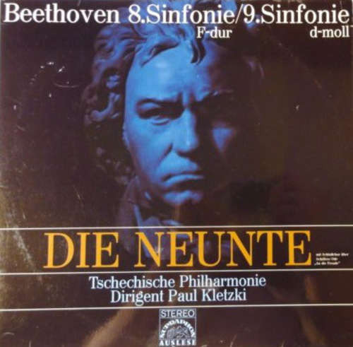 Cover Beethoven* - Tschechische Philharmonie* Dirigent Paul Kletzki - 8.Sinfonie F-Dur / 9.Sinfonie D-Moll (2xLP) Schallplatten Ankauf