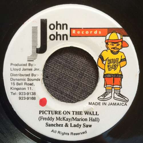 Cover Sanchez & Lady Saw - Picture On The Wall (7) Schallplatten Ankauf