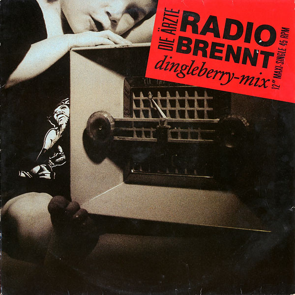 Cover Die Ärzte - Radio Brennt (Dingleberry-Mix) (12, Maxi) Schallplatten Ankauf