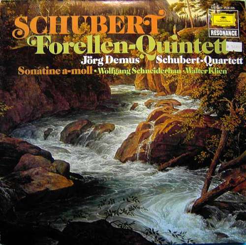 Cover Schubert*, Jörg Demus · Schubert-Quartett, Wolfgang Schneiderhan · Walter Klien - Forellen-Quintett / Sonatine A-Moll (LP, RP) Schallplatten Ankauf