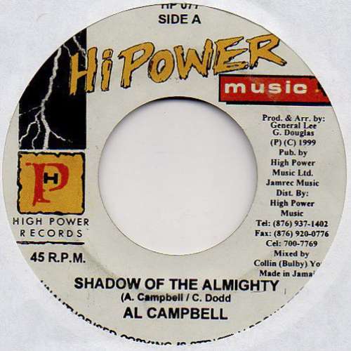 Cover Al Campbell - Shadow Of The Almighty (7) Schallplatten Ankauf