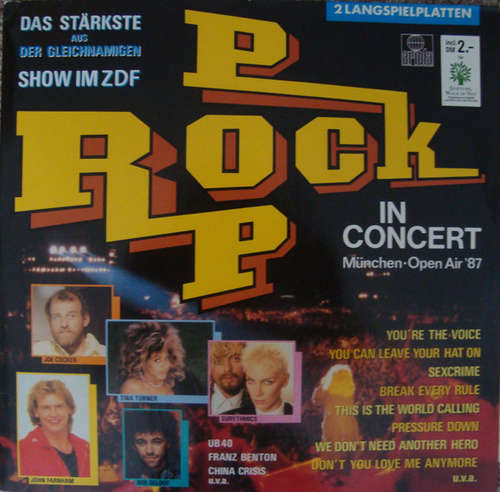 Cover Various - Rock Pop In Concert - München Open Air '87 (2xLP, Comp) Schallplatten Ankauf