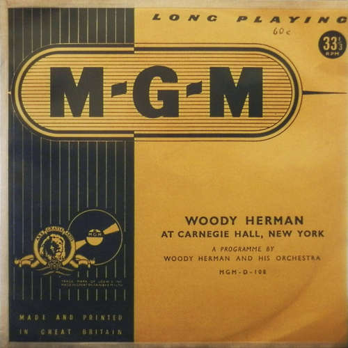 Cover Woody Herman And His Orchestra - Woody Herman At Carnegie Hall, New York (10, Mono) Schallplatten Ankauf