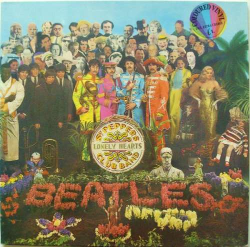 Cover Beatles, The - Sgt. Pepper's Lonely Hearts Club Band (LP, Album, Yel) Schallplatten Ankauf