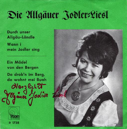 Bild Die Allgäuer Jodler-Liesl - Die Allgäuer Jodler-Liesl (7, EP) Schallplatten Ankauf