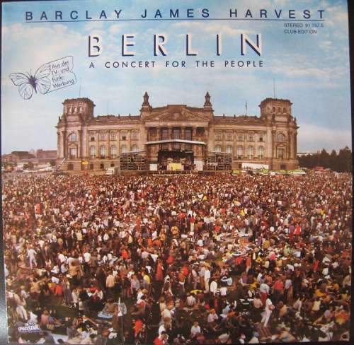 Cover Barclay James Harvest - Berlin (A Concert For The People) (LP, Album, Club) Schallplatten Ankauf