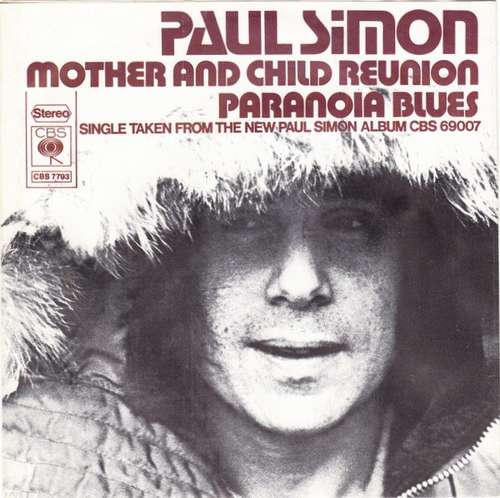 Cover Paul Simon - Mother And Child Reunion / Paranoia Blues (7, Single) Schallplatten Ankauf
