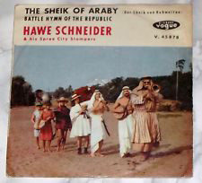 Cover Hawe Schneider & His Spree City Stompers - The Sheik Of Araby (7, Single) Schallplatten Ankauf