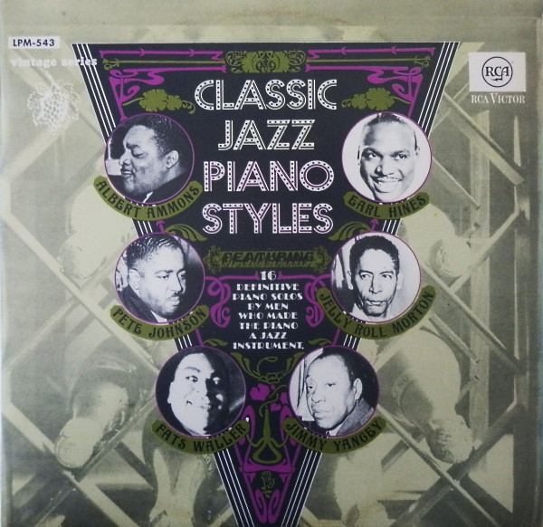 Cover Various - Classic Jazz Piano Styles (LP, Comp, Mono) Schallplatten Ankauf