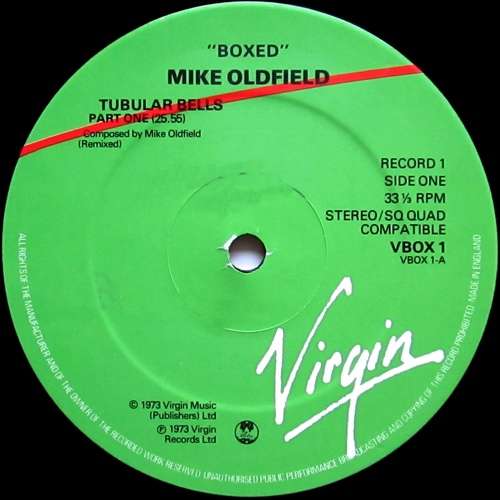 Cover Mike Oldfield - Boxed (Box, Comp, RE + LP, Album, Quad + LP, Album, Quad ) Schallplatten Ankauf