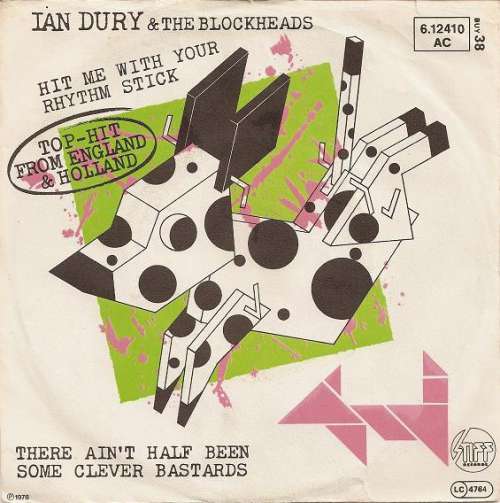 Cover Ian Dury & The Blockheads* - Hit Me With Your Rhythm Stick (7, Single) Schallplatten Ankauf