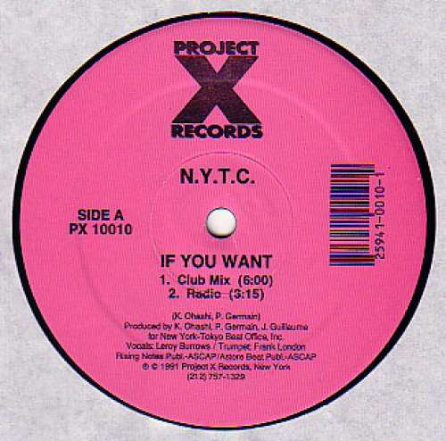 Cover N.Y.T.C. - If You Want (12) Schallplatten Ankauf