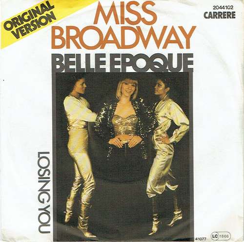 Cover Belle Epoque - Miss Broadway (7, Single) Schallplatten Ankauf