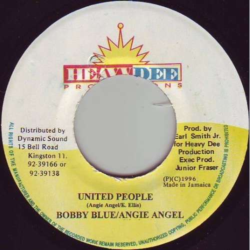 Cover Bobby Blue / Angie Angel - United People (7) Schallplatten Ankauf