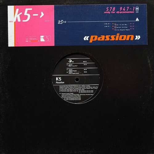 Cover K5 - Passion (12, Promo) Schallplatten Ankauf