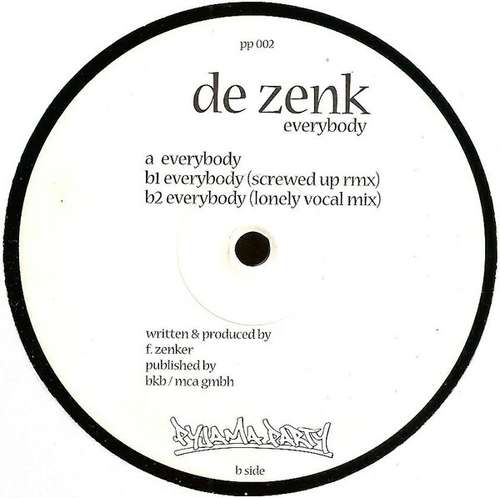 Cover De Zenk - Everybody (12) Schallplatten Ankauf