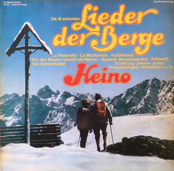 Cover Heino - Lieder Der Berge (LP, Comp, Club) Schallplatten Ankauf
