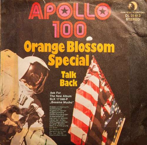 Cover Apollo 100 - Orange Blossom Special  (7, Single) Schallplatten Ankauf
