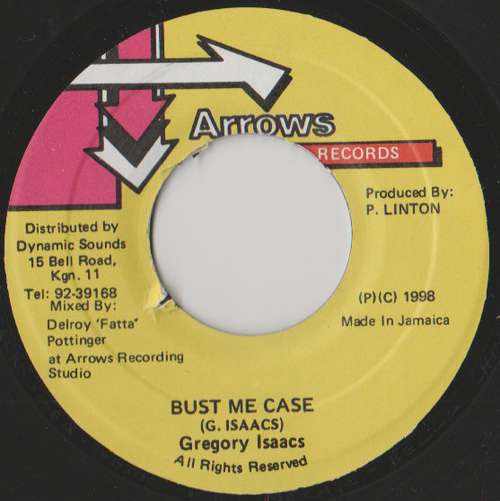 Cover Gregory Isaacs - Bust Me Case (7) Schallplatten Ankauf