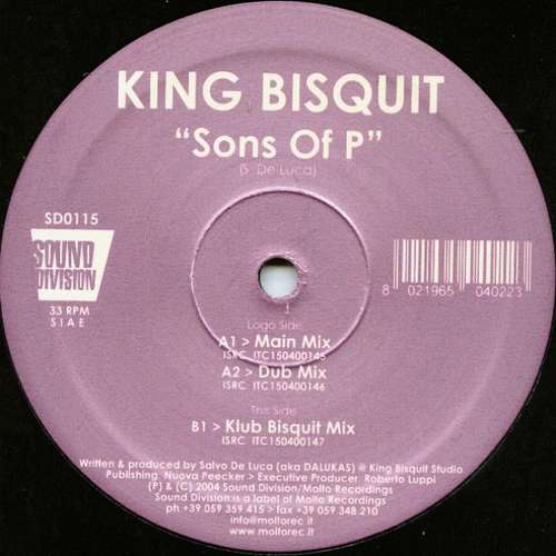 Cover King Bisquit - Sons Of P (12, Single) Schallplatten Ankauf