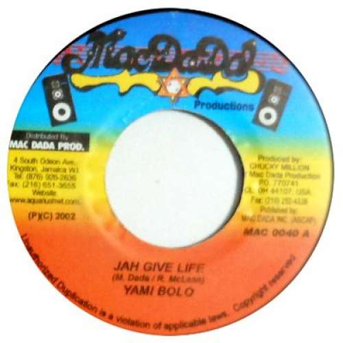 Cover Yami Bolo / Norris Man* - Jah Give Life / Mountain Side (7) Schallplatten Ankauf