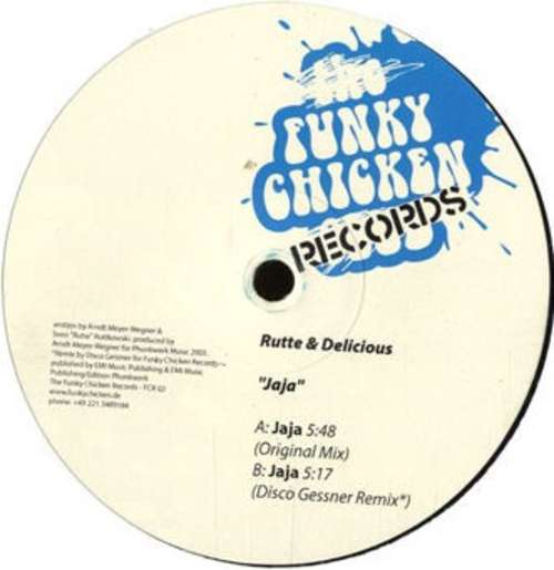 Cover Rutte & DJ Delicious - Jaja (12) Schallplatten Ankauf