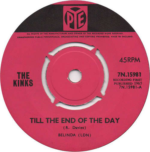 Cover The Kinks - Till The End Of The Day (7, Single, Pus) Schallplatten Ankauf