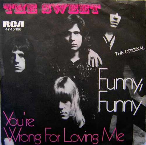 Cover The Sweet - Funny, Funny (7, Single, Mono) Schallplatten Ankauf