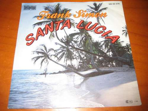 Cover Frank Simon (6) - Santa Lucia (7, Single) Schallplatten Ankauf