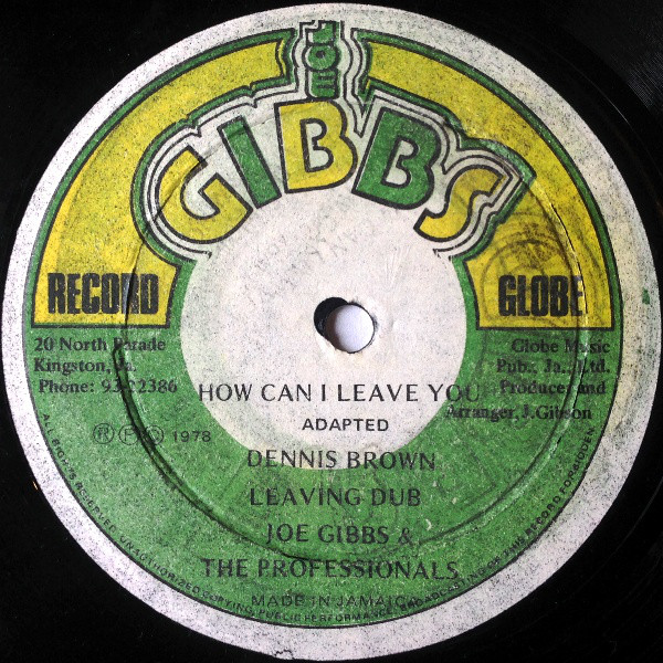 Cover Dennis Brown - How Can I Leave You (12, Single) Schallplatten Ankauf