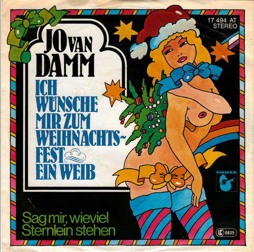 Cover Jo Van Damm - Ich Wünsche Mir Zum Weihnachtsfest Ein Weib (7, Single) Schallplatten Ankauf